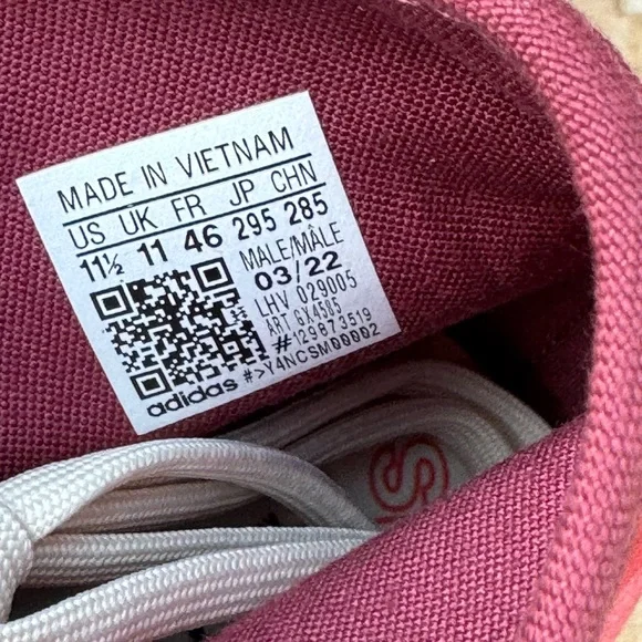 Adidas Nizza Hi RF Red Tie Dye Men’s 11.5 - Picture 6 of 14